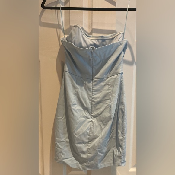 Strapless blue dress in size M - Picture 2 of 3